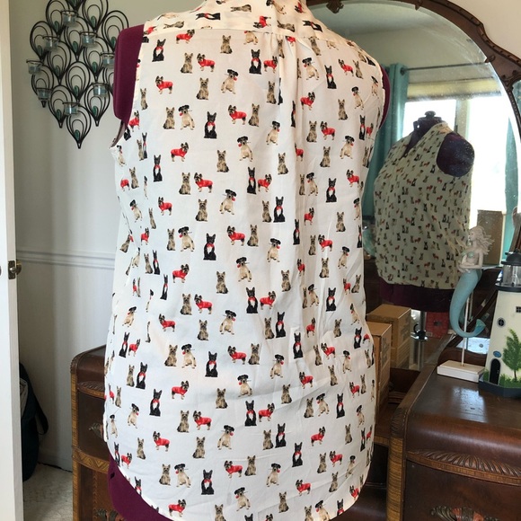 Adorable 1X doggie blouse! - Picture 4 of 4